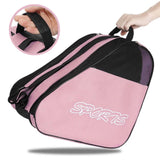 Maxbell Skating Shoes Bag Breathable Skates Storage Bag Handbags Roller Skates Bag Pink