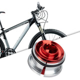 Maxbell Portable Bike Expander Plug Fork Steerer Steerer Durable for Mountain Bike Red