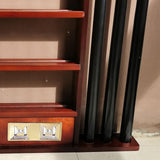 Maxbell Pool Cue Rack Wall Mount Pool Stick Holder for Billiard Players Pool Bars