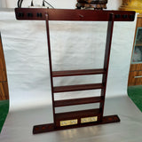 Maxbell Pool Cue Rack Wall Mount Pool Stick Holder for Billiard Players Pool Bars