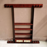 Maxbell Pool Cue Rack Wall Mount Pool Stick Holder for Billiard Players Pool Bars