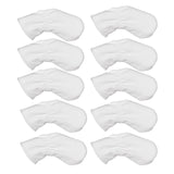 Maxbell Leather Golf Irons Head Covers Embroidery Number, Golf Head Protector Guard White