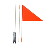 Maxbell Bike Safety Flag with Mounting Bracket Adjustable with Pole for Kids Cycling