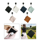 Maxbell PU Golf Ball Cleaning Towels Golf Club Head Wiping Cloth for Exercise Sports Black