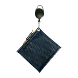 Maxbell PU Golf Ball Cleaning Towels Golf Club Head Wiping Cloth for Exercise Sports Dark Blue