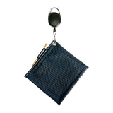 Maxbell PU Golf Ball Cleaning Towels Golf Club Head Wiping Cloth for Exercise Sports Dark Blue