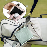 Maxbell PU Golf Ball Cleaning Towels Golf Club Head Wiping Cloth for Exercise Sports Light Blue