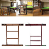 Maxbell Wall Mounting Billiard Pool Stick Holder Professional Game Room Portable Wood