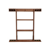 Maxbell Wall Mounting Billiard Pool Stick Holder Professional Game Room Portable Wood