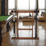 Maxbell Wall Mounting Billiard Pool Stick Holder Professional Game Room Portable Wood