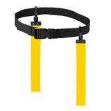 Maxbell Football Waist Belt Ribbon Adjustable for Outdoor Accessories Equipment yellow