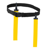 Maxbell Football Waist Belt Ribbon Adjustable for Outdoor Accessories Equipment yellow