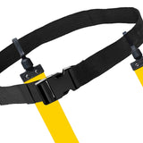 Maxbell Football Waist Belt Ribbon Adjustable for Outdoor Accessories Equipment yellow