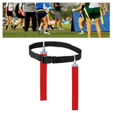 Maxbell Football Waist Belt Ribbon Adjustable for Outdoor Accessories Equipment red