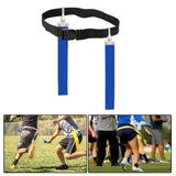 Maxbell Football Waist Belt Ribbon Adjustable for Outdoor Accessories Equipment blue