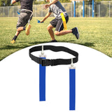 Maxbell Football Waist Belt Ribbon Adjustable for Outdoor Accessories Equipment blue