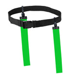 Maxbell Football Waist Belt Ribbon Adjustable for Outdoor Accessories Equipment green