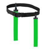 Maxbell Football Waist Belt Ribbon Adjustable for Outdoor Accessories Equipment green