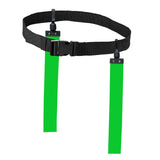 Maxbell Football Waist Belt Ribbon Adjustable for Outdoor Accessories Equipment green