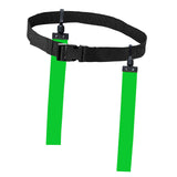 Maxbell Football Waist Belt Ribbon Adjustable for Outdoor Accessories Equipment green