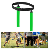 Maxbell Football Waist Belt Ribbon Adjustable for Outdoor Accessories Equipment green