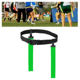 Maxbell Football Waist Belt Ribbon Adjustable for Outdoor Accessories Equipment green