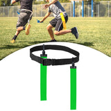 Maxbell Football Waist Belt Ribbon Adjustable for Outdoor Accessories Equipment green