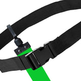 Maxbell Football Waist Belt Ribbon Adjustable for Outdoor Accessories Equipment green