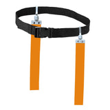 Maxbell Football Waist Belt Ribbon Adjustable for Outdoor Accessories Equipment orange