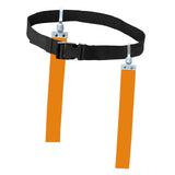 Maxbell Football Waist Belt Ribbon Adjustable for Outdoor Accessories Equipment orange