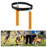 Maxbell Football Waist Belt Ribbon Adjustable for Outdoor Accessories Equipment orange