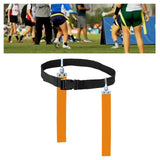 Maxbell Football Waist Belt Ribbon Adjustable for Outdoor Accessories Equipment orange