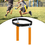 Maxbell Football Waist Belt Ribbon Adjustable for Outdoor Accessories Equipment orange