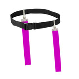 Maxbell Football Waist Belt Ribbon Adjustable for Outdoor Accessories Equipment violet