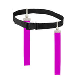 Maxbell Football Waist Belt Ribbon Adjustable for Outdoor Accessories Equipment violet