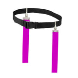 Maxbell Football Waist Belt Ribbon Adjustable for Outdoor Accessories Equipment violet