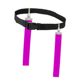 Maxbell Football Waist Belt Ribbon Adjustable for Outdoor Accessories Equipment violet