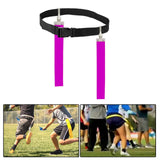 Maxbell Football Waist Belt Ribbon Adjustable for Outdoor Accessories Equipment violet