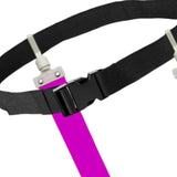 Maxbell Football Waist Belt Ribbon Adjustable for Outdoor Accessories Equipment violet