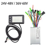 Maxbell Electric Bicycle Controller Brushless Controller with LCD Display Panel 24V 48V
