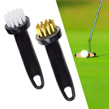 Maxbell Golf Club Brush Cleaning Kit Golf Groove Durable Pocket for Golf Sports White