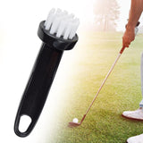 Maxbell Golf Club Brush Cleaning Kit Golf Groove Durable Pocket for Golf Sports White