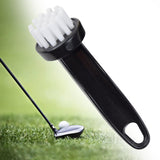 Maxbell Golf Club Brush Cleaning Kit Golf Groove Durable Pocket for Golf Sports White