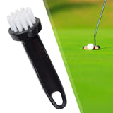 Maxbell Golf Club Brush Cleaning Kit Golf Groove Durable Pocket for Golf Sports White