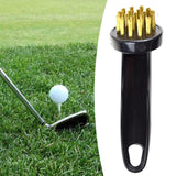 Maxbell Golf Club Brush Cleaning Kit Golf Groove Durable Pocket for Golf Sports Brass