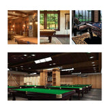 Maxbell Wooden Billiard Cue Rack Pool Cue Rack for Billiard Room Gaming Room Red