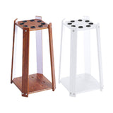 Maxbell Wooden Billiard Cue Rack Pool Cue Rack for Billiard Room Gaming Room Red