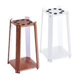 Maxbell Wooden Billiard Cue Rack Pool Cue Rack for Billiard Room Gaming Room Red