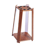 Maxbell Wooden Billiard Cue Rack Pool Cue Rack for Billiard Room Gaming Room Red