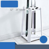 Maxbell Wooden Billiard Cue Rack Pool Cue Rack for Billiard Room Gaming Room White